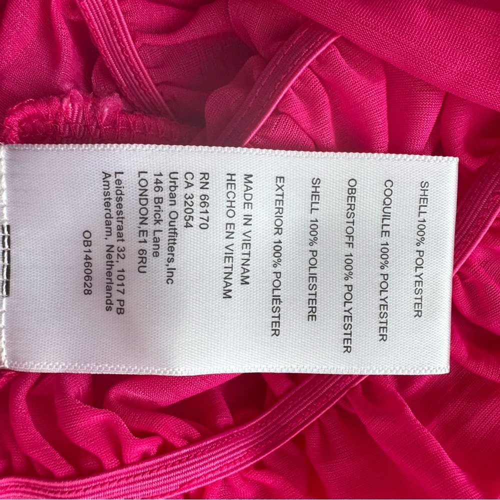 Urban Outfitters Isla Off-the-Shoulder Top – Pink (Size M) - Picture 5 of 5